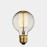 Edison Rustic Glop Bulb G80 Straight Line Warm Daylight 40 Watt Incandescent E27