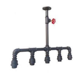 Chandelier Five Gothic Style Water Pipe Carbon Steel Casting Flange With Stop Valve