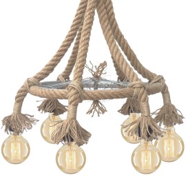 Chandelier Bicycle Rim Under Rope Sleeve