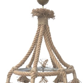 Chandelier Bicycle Rim Under Rope Sleeve