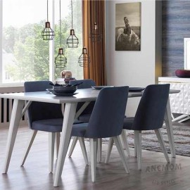 Chandelier Pendant Lamp Retro Style Metal with Five Copper Lampholders