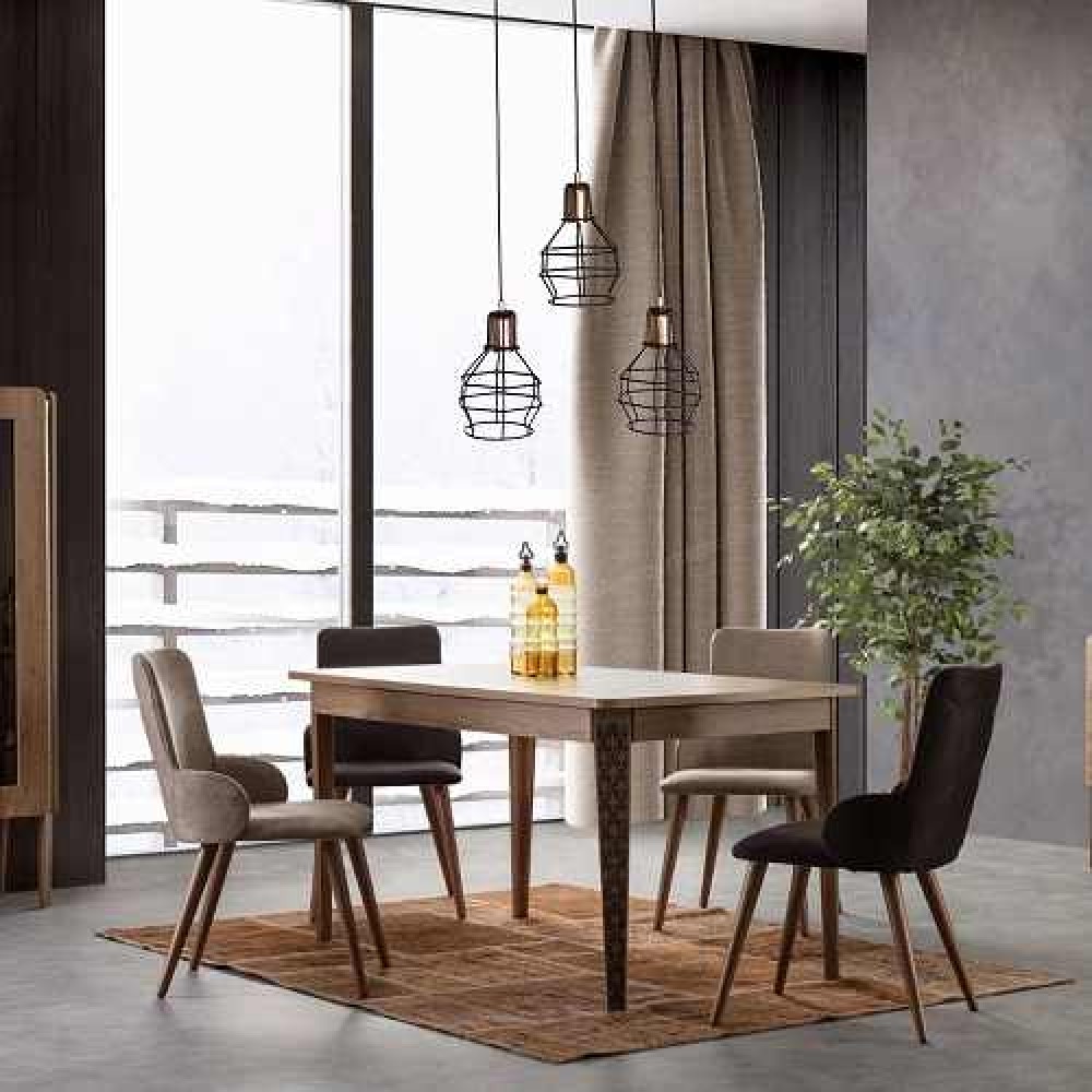 Chandelier Pendant Lamp Retro Style Metal with Three Copper Lampholders