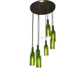 Bottle Chandelier Rustic Gothic Style Octal