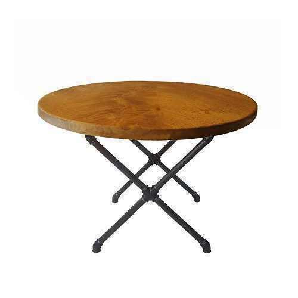 Table Coffee Table Industrial Pipe Retro Style Cross Leg