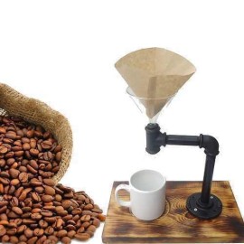 Retro Style Coffee Filtering Brewing Apparatus Stand