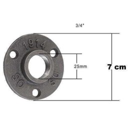 Decorative Flange Shelf Hanger Leg Carbon Steel Casting