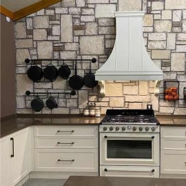 Retro Rustic Kitchen Cast Iron Pan Hanger 150cm