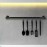 Retro Rustic Kitchen Pan Ladle Hanger 50cm