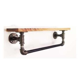 Retro Bathroom Kitchen Bedroom Water Pipe Towel Holder Rack