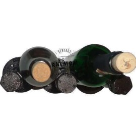 Retro Style Rustic Water Pipe Bottle Holder Straight Pipe One Piece