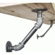 Rustic Retro Pipe Shelf Legs Industrial and Modern Wall Shelf