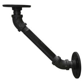 Rustic Retro Pipe Shelf Legs Industrial and Modern Wall Shelf