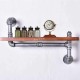 Rustic Retro Style Kitchen Shelf Spice Rack Industrial Pipe