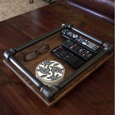 Industrial Pipe Vintage Serving Tray